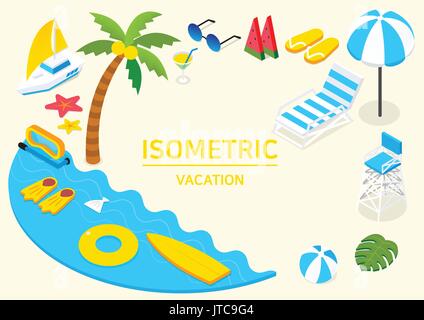 Isometric city Stock Vector