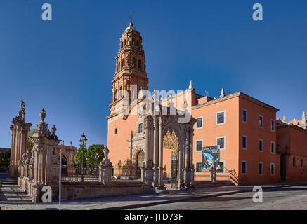 America; Mexico; Zacatecas; Fresnillo city; Purificación church Stock Photo