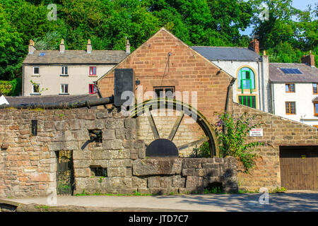 Old water mill in an English village Stock Photo