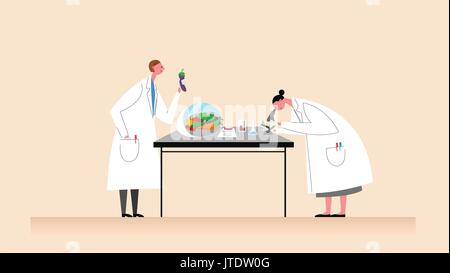 research and development Stock Vector