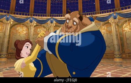 Belle Beast Poster Beauty And The Beast 1991 Stock Photo Alamy