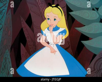 ALICE ALICE IN WONDERLAND (1951) Stock Photo