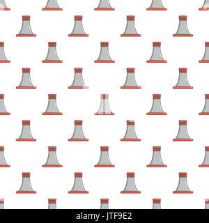 Cooling smoke tower pattern seamless Stock Vector