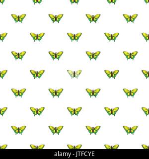 Goliath birdwing butterfly pattern seamless Stock Vector