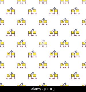 Cutting in half magic focus pattern seamless Stock Vector
