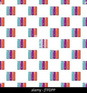 Office folder pattern seamless Stock Vector
