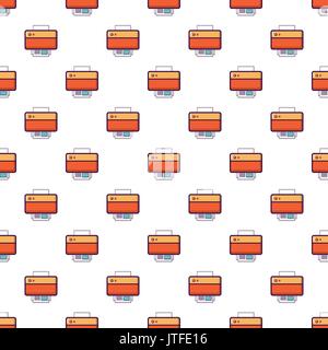 Printer pattern seamless Stock Vector