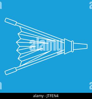 Fire bellows icon outline Stock Vector
