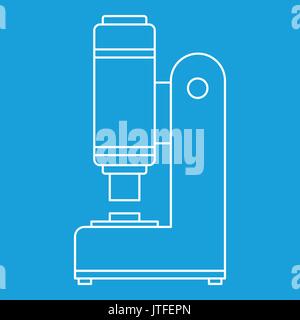 Blacksmith automatic hammer icon outline Stock Vector