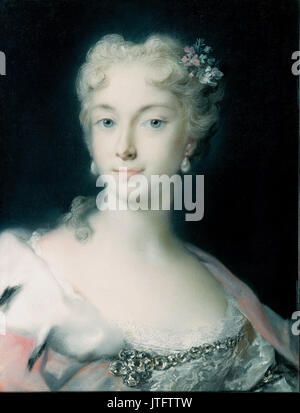 Rosalba Carriera   Maria Theresa, Archduchess of Habsburg (1717 1780) Stock Photo