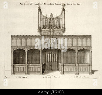 Windsor St George's Chapel Choir Stalls Stock Photo - Alamy
