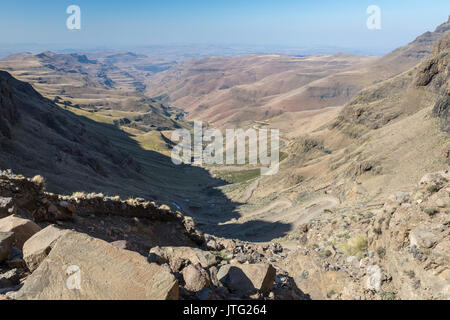 Sani pass views, Southern Drakensberg, South Africa Stock Photo