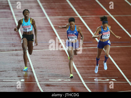 London, UK. 9th August, 2017. Phyllis Francis Wins 400 Metres 400 Metres World Athletics Championships 2017 London Stam, London, England 09 August 2017 Credit: Allstar Picture Library/Alamy Live News Stock Photo