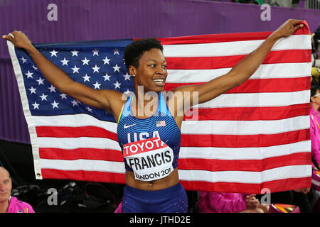 London, UK. 9th August, 2017. IAAF World Championships, Queen Elizabeth Olympic Park, Stratford, London, UK. Credit: Simon Balson/Alamy Live News Stock Photo