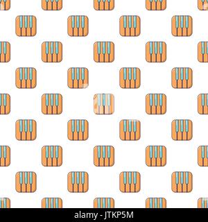 Piano keys pattern seamless Stock Vector