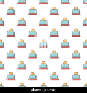Steal toaster pattern seamless Stock Vector
