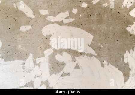 Gray concrete wall textured surface of putty. Abstraction Stock Photo