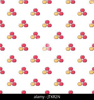 Apples pattern seamless Stock Vector