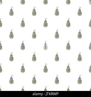 Locomotive pattern seamless Stock Vector