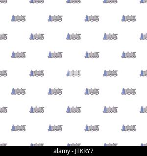 Old steam locomotive pattern seamless Stock Vector