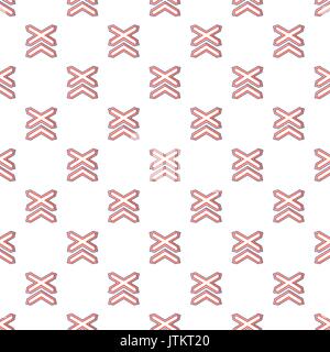 Two line non barrier railways pattern seamless Stock Vector
