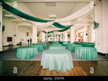 Rare stock photos of the interior of the old Wembley Stadium (Twin Towers) taken on a private tour 19th March 1999. Stock Photo