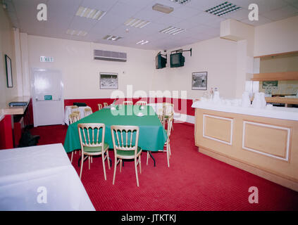 Rare stock photos of the interior of the old Wembley Stadium (Twin Towers) taken on a private tour 19th March 1999. Stock Photo