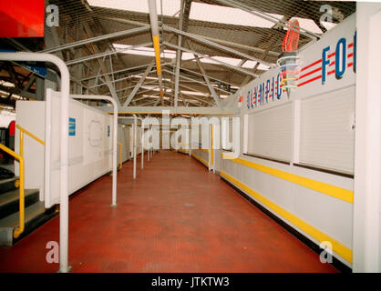 Rare stock photos of the interior of the old Wembley Stadium (Twin Towers) taken on a private tour 19th March 1999. Stock Photo