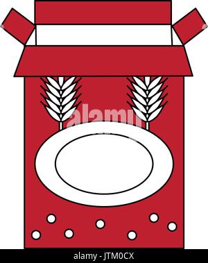 flour vector illustration Stock Vector
