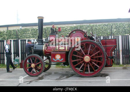 Traction engine fair in Llandudno Stock Photo