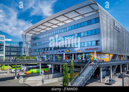 Zentraler Omnibusbahnhof, ZOB, Central Bus Station, Munich, Upper Bavaria, Bavaria, Germany, Europe Stock Photo