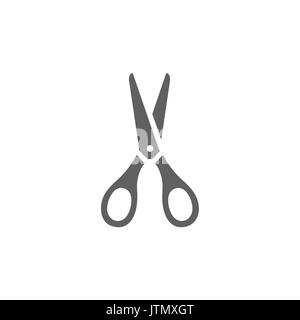 Scissors icon on a white background Stock Vector