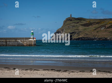 Harbour at Port Erin, Isle of Man Stock Photo