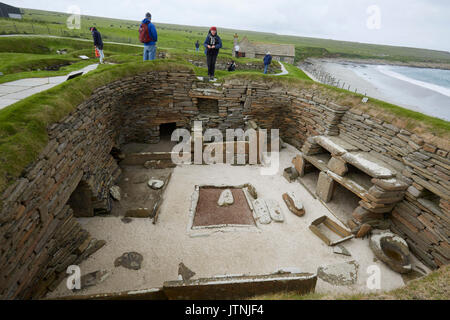 Scottish prehistoric site in Orkney. Skara Brae. Scotland Stock Photo