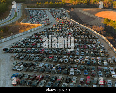 Junkyard, Lithonia, Georgia Stock Photo