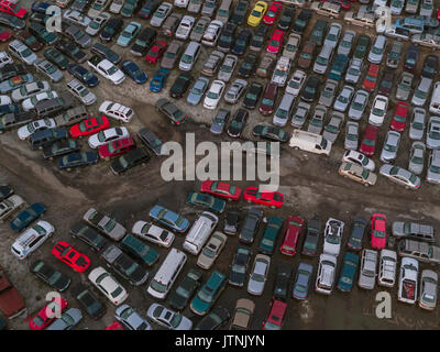 Junkyard, Lithonia, Georgia Stock Photo