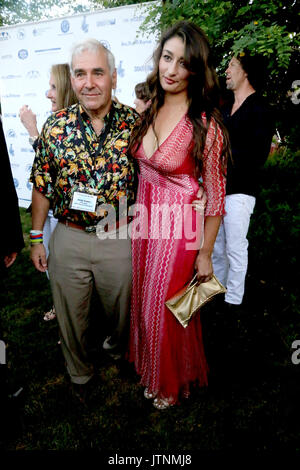 SOFO's 28th Annual Summer Gala Honoring Nejma and Peter Beard in Bridgehampton  Featuring: Andy Sabin, Zara Beard Where: Bridgehamton, New York, United States When: 08 Jul 2017 Credit: IZZY/WENN.com Stock Photo