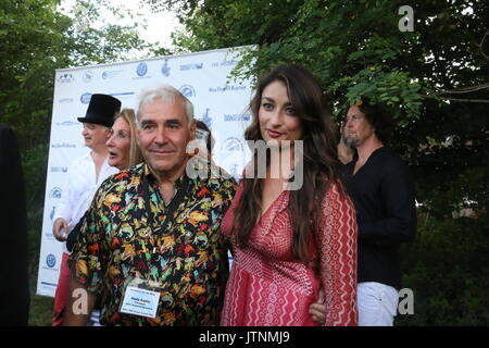 SOFO's 28th Annual Summer Gala Honoring Nejma and Peter Beard in Bridgehampton  Featuring: Andy Sabin, Zara Beard Where: Bridgehamton, New York, United States When: 08 Jul 2017 Credit: IZZY/WENN.com Stock Photo