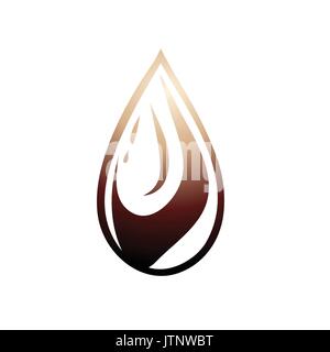 oil petrol drop icon, icon design, isolated on white background. Stock Vector