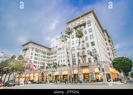 Beverly Wilshire Hotel Stock Photo