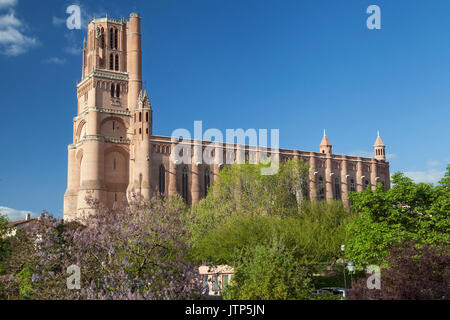 Cathedral of Albi in Occitanie, France. Stock Photo