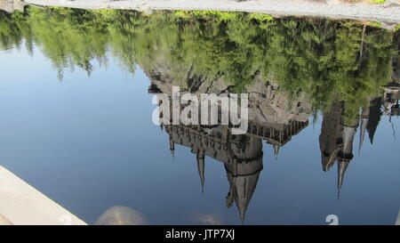 harry potter castle mirage in japan Universal Studio Stock Photo