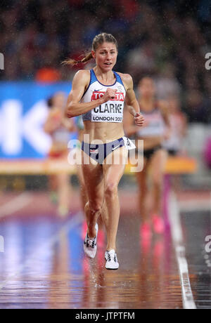 Great Britain's Rosie Clarke in action in the Women's 3000m