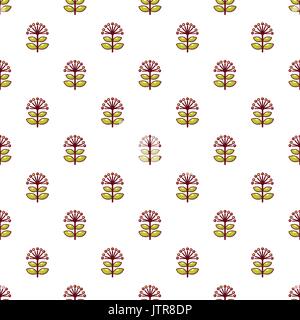 Honey flower pattern seamless Stock Vector