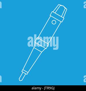 Grip of tattoo machine icon outline Stock Vector