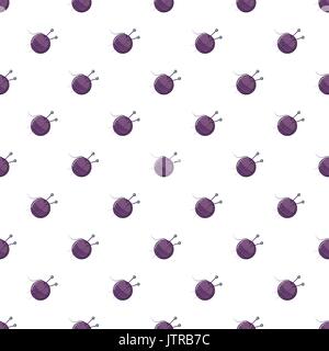 Yarn ball pattern seamless Stock Vector