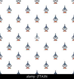 Excavator bucket pattern seamless Stock Vector