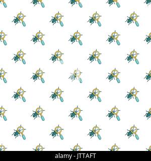 Pest control pattern seamless Stock Vector