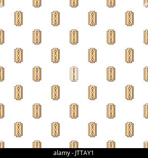 Blade razor pattern seamless Stock Vector