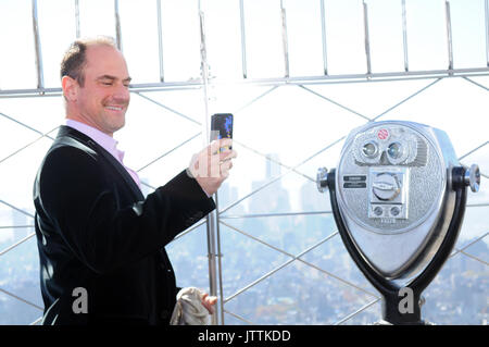 Chris Meloni at the Empire State Building lighting ceremony in honor of Only Make Believe in New York City. November 9, 2011. Credit: Edwin Garcia/MediaPunch Stock Photo